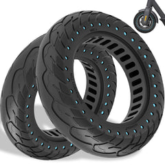 10 x 2.5 Inches Anti-explosion Electric Scooter Solid Tire-Blue*2 pieces