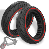 8.5 x 2.0 Inches Anti-explosion Electric Scooter Solid Tire-Red*2 pieces