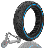 8.5 x 2.0 Inches Anti-explosion Electric Scooter Solid Tire-Blue