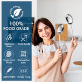 2 PCS Stainless Steel Cooking Utensils Set