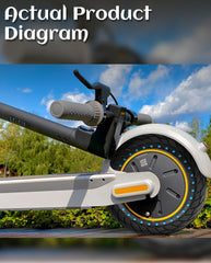 10 x 2.5 Inches Anti-explosion Electric Scooter Solid Tire-Blue*2 pieces