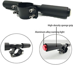 Safe Adjustable Grips Bar with Warning Light for Electric Scooter