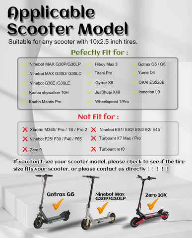 10x2.5 Inches Honeycomb Electric Scooter Solid Tire