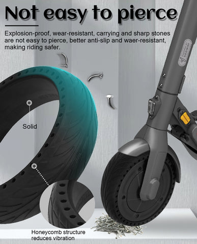 8x2.0 Inches Electric Scooter Solid Tire