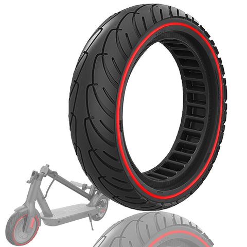 8.5 x 2.0 Inches Anti-explosion Electric Scooter Solid Tire-Red