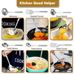 10 pcs Stainless Steel Kitchen Tools