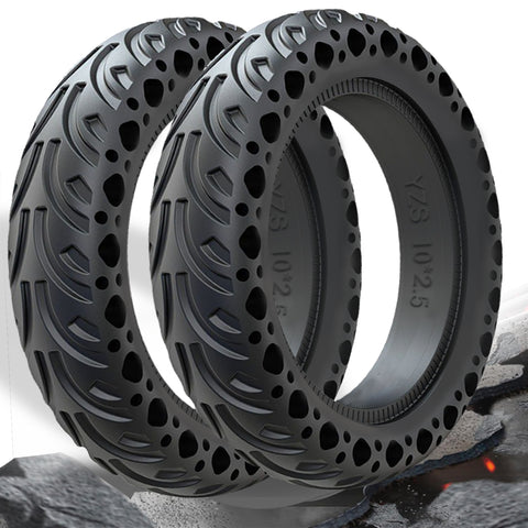 10x2.5 Inches Anti-Skid Tire Electric Scooter Solid Tire*2 pieces