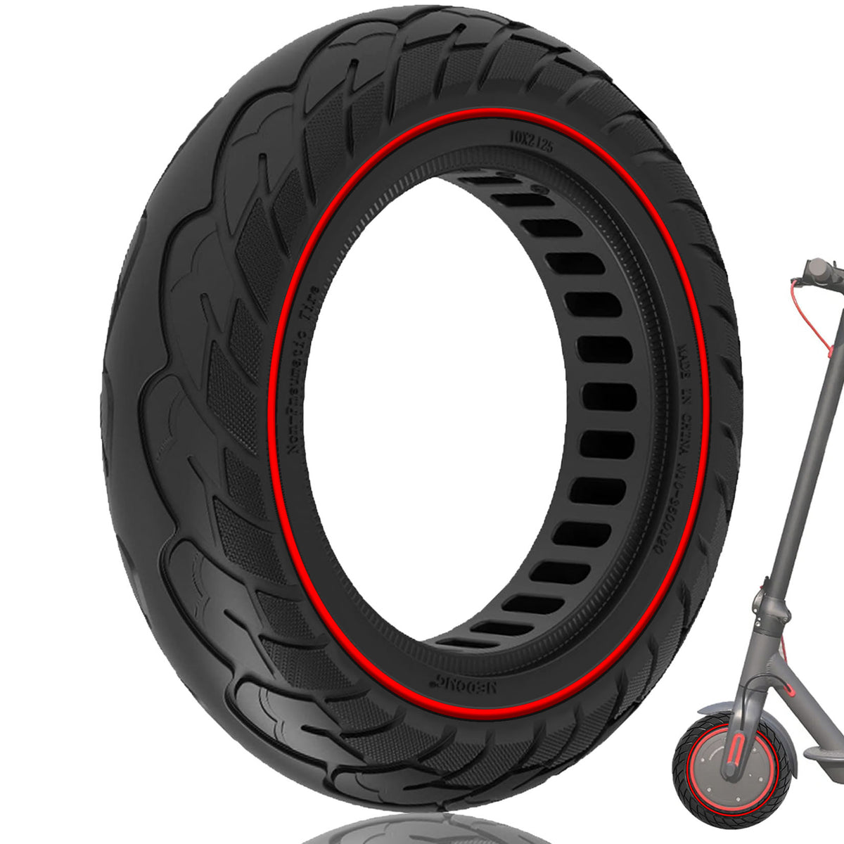 10x2.125 Inches Anti-explosion Electric Scooter Solid Tire