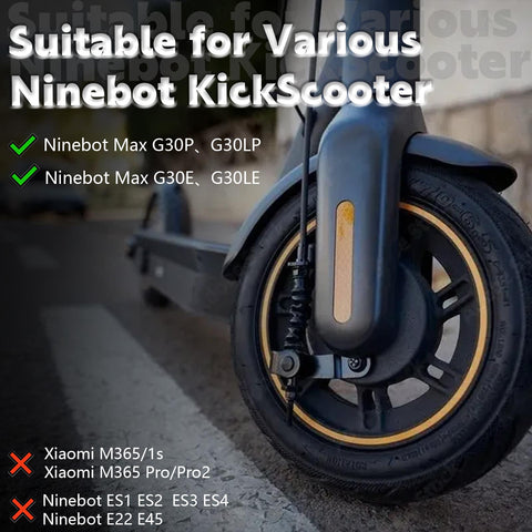 10x2.5 Inches Self-repair Vacuum Outer Tire for Electric Scooter