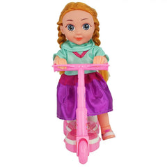 Pink Princess Doll Electric Scooter toy