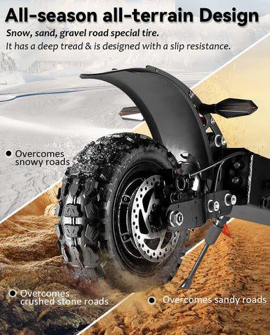 11 Inches 100/65-6.5 Electric Scooter Off-Road Vacuum Tire