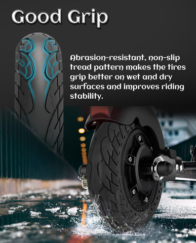 10 x 2.5 Inches Anti-explosion Electric Scooter Solid Tire-Blue