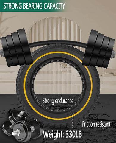 10 x 2.125 Inches Tubeless Electric Scooter Solid Tire