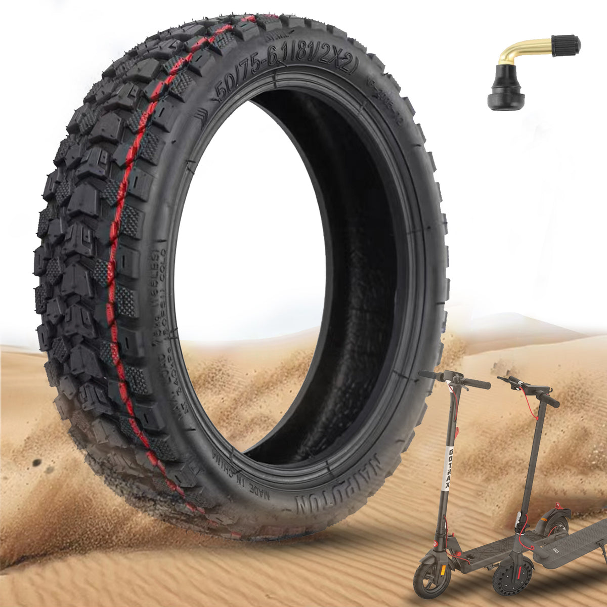 8.5x2.0 Inches Off-Road Vacuum Tire