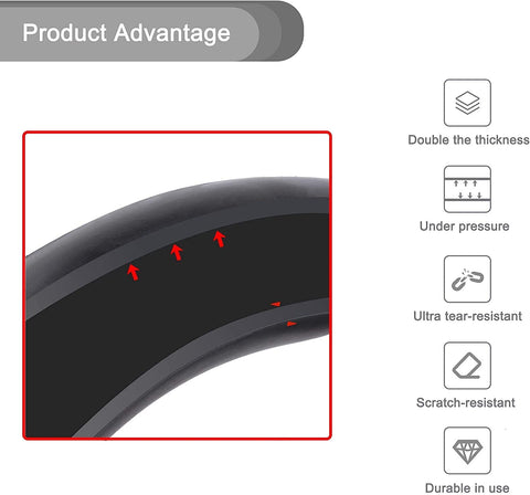 8.5 x 2.0 Inch Inner Tube for Xiaomi Mijia M365 Electric Scooter 2 pieces