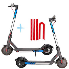 GLDYTIMES Reflective Strip Film Frame Pedal Sticker and Front & Rear Wheel Waterproof Sticker for Xiaomi Mijia M365 Electric Scooter