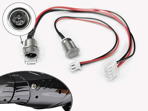 Charging Port Kit for Electric Self-Balancing Scooter (3 Prong 4 Wires)