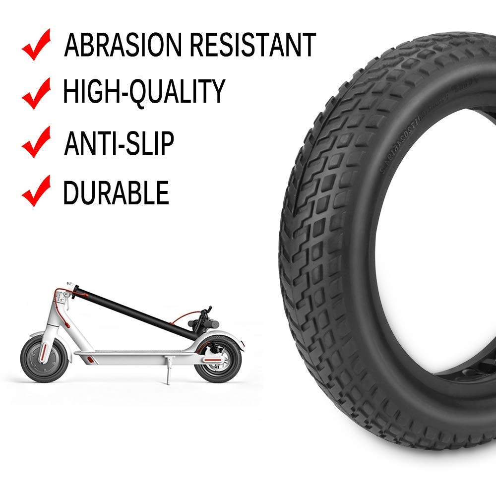 GLDYTIMES 8.5 Inch Solid Tire Honeycomb Wheel Replacement for Electric Scooter Xiaomi Mi m365 / gotrax gxl V2 / Hover-1 Explosion-Proof and Comfortable Scooter Wheel's Replacement