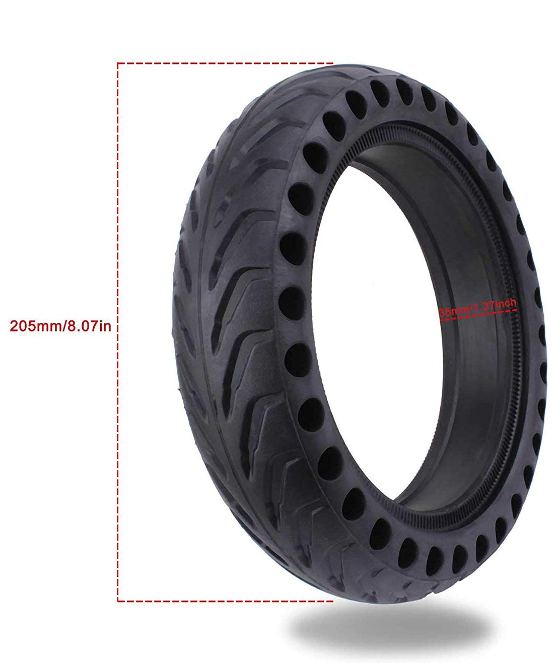 8.5x 2.5 Inches Electric Scooter Solid Tire 2 pieces