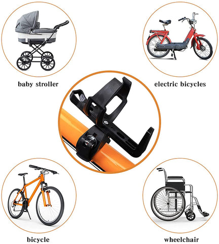 360 Degrees Rotation Water Bottle Holder for Bike or Electric Scooter